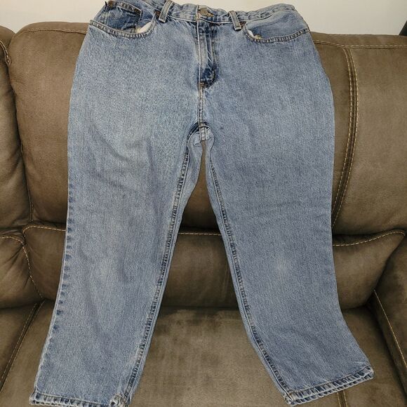 Vintage Polo Ralph Lauren Polo Jeans Co. Saturday Fit Light Wash Denim Sz 8 - Picture 1 of 5